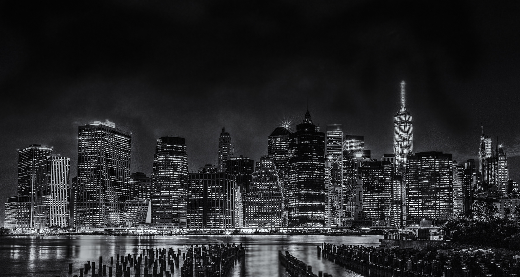 NYCSkylineBW